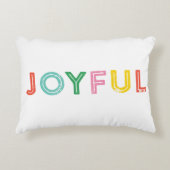 明るく幸せで楽しい休日 アクセントクッション (正面)