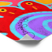 明るく快活な業績 ポスター (角)