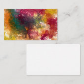 明るく抽象的な名刺 名刺 (正面/裏面)