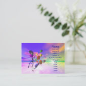 明るく新しい日-空および気球 名刺 (スタンド正面)