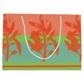 明るく新鮮なトロピカルカラー ラージペーパーバッグ (裏面)