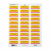 明るく明るいカップケーキ工場ビジネスラベル ラベル (フルシート)