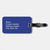 明るく明るいヒマワリ ラゲッジタグ (裏面横)