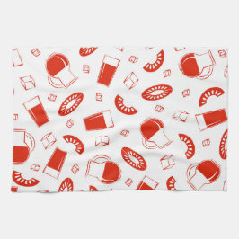 明るく明るいプリント。 キッチンタオル