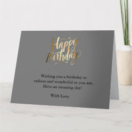 明るく明るい誕生日 カード