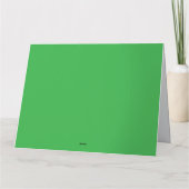 明るく明るい誕生日 カード (裏面)