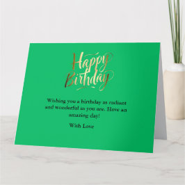 明るく明るい誕生日 カード
