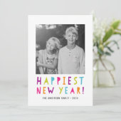 明るく明るい |年末年始のフォトカード シーズンカード (スタンド正面)