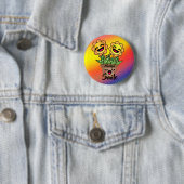 明るく明るく幸せなスマイル 缶バッジ (インサイチュ)