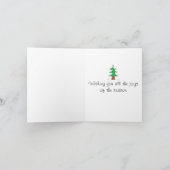 明るく晴れやかなクリスマスの挨拶 シーズンカード (内部)