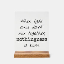 明るく暗いアクリルサイン