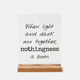 明るく暗いアクリルサイン アクリルサイン