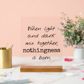 明るく暗いアクリルサイン アクリルサイン (ウェディング)