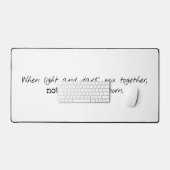 明るく暗いデスクマット デスクマット (キーボード&マウス)