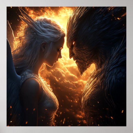 明るく暗い – 劇的なファンタジー ポスター (正面)