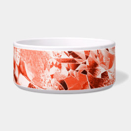 明るく曲がった派手なサケのサンゴ ボウル