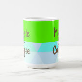 明るく楽しいコーヒーと音楽 コーヒーマグカップ (中央)
