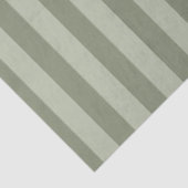 明るく濃いセージ緑ストライプの 薄葉紙 (詳細)