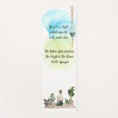 明るく炎の水カラーフィットネスマット ヨガマット (正面)