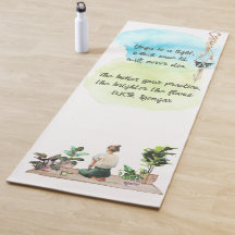 明るく炎の水カラーフィットネスマット