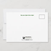 明るく照らして下さい。コアラクリスマス シーズンカード (裏面)