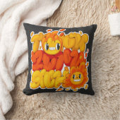 明るく燃え澄んる クッション (ブランケット)