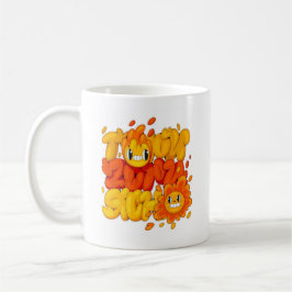 明るく燃え澄んる コーヒーマグカップ