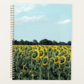 明るく生産的な1年間のひまわりプランナー プランナー手帳 (正面)