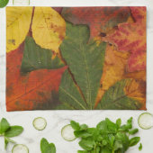 明るく着色された紅葉 キッチンタオル (折り畳み)