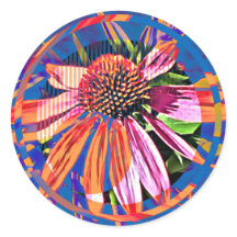 明るく美しいステッカー