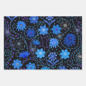 明るく美しいヒッピースタイル ラッピングペーパーシート (正面)