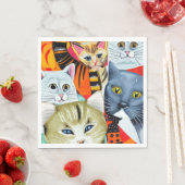 明るく美しい猫 スタンダードランチョンナプキン (インサイチュ)