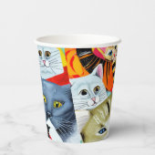 明るく美しい猫 紙コップ (裏面)