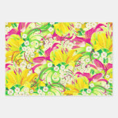 明るく美しい花園 ラッピングペーパーシート (正面)