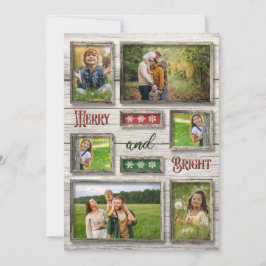 明るく老いたバメリーンの写真のクリスマス シーズンカード