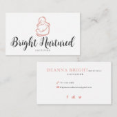 明るく育った 名刺 (正面/裏面)