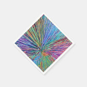明るく虹ファンキー色ペーパーナプキン スタンダードカクテルナプキン (角)