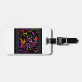 明るく見えるネオンが識別可能なラゲージタグ ラゲッジタグ