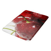 明るく赤いさくらんぼの台所敷物のマットの家の装飾 バスマット (アングル)