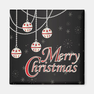 明るく赤いクリスマス マグネット