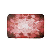 明るく赤い万華鏡のように千変万化するパターンの抽象芸術のフラクタルパターン バスマット (正面)