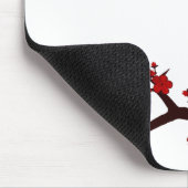 明るく赤い花 マウスパッド (コーナー)