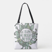 明るく輝いて嬉しい トートバッグ (裏面)