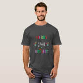 明るく輝く私たちメリーの喜びを解き放つ Tシャツ (正面フル)