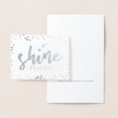 明るく輝く 箔カード (ディスプレー)