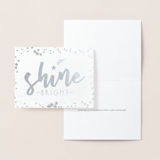 明るく輝く 箔カード (ディスプレー)