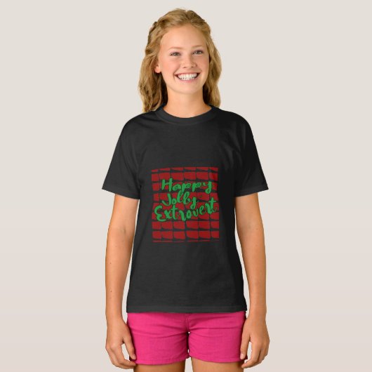 明るく陽気な外交的性格 Tシャツ (正面フル)