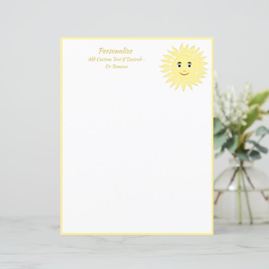 明るく陽気な笑顔の夏の日パーソナライズされた (スタンド正面)