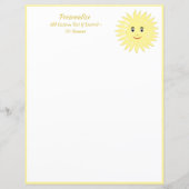 明るく陽気な笑顔の夏の日パーソナライズされた (正面)