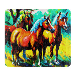 明るく陽気な馬芸。買今 カッティングボード